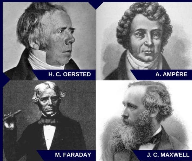 Oersted-Ampere-Faraday-Maxwell