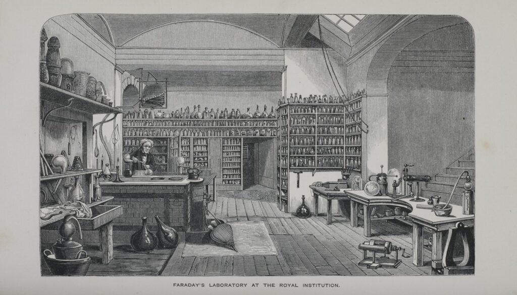 Faraday Cage History: A Deep Dive Faraday's Laboratory at the Royal Institution